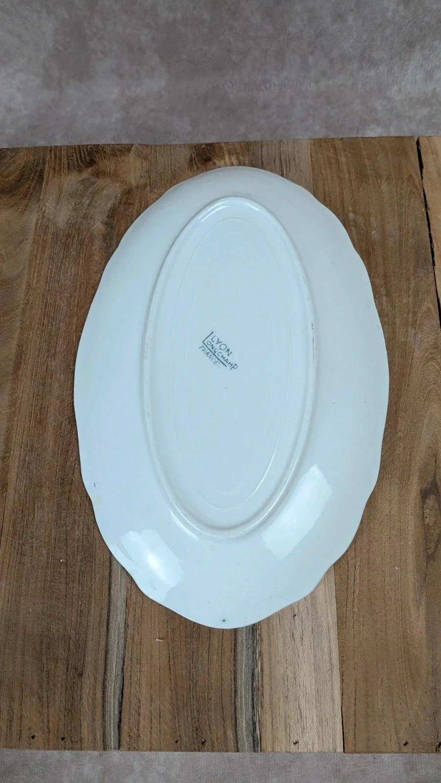 Longchamp vintage floral decorated sauce boat + saucer – photo 4